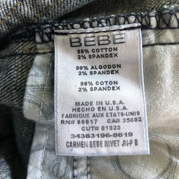 bebe women’s size 28P jeans. - Picture 7 of 7